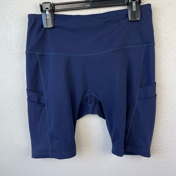Blue Stretch Shorts Size L EUC - Picture 1 of 4